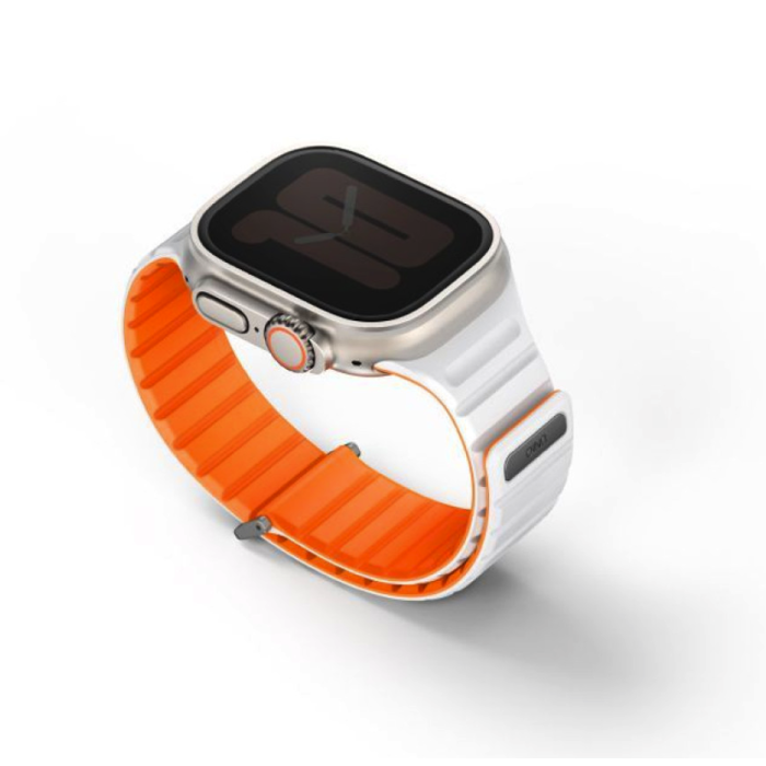 Uniq Revix Evo Reversible Band For Watch 49/45mm | Orange White Uniq Revix Evo Reversible Band For Watch 49/45mm | Orange White